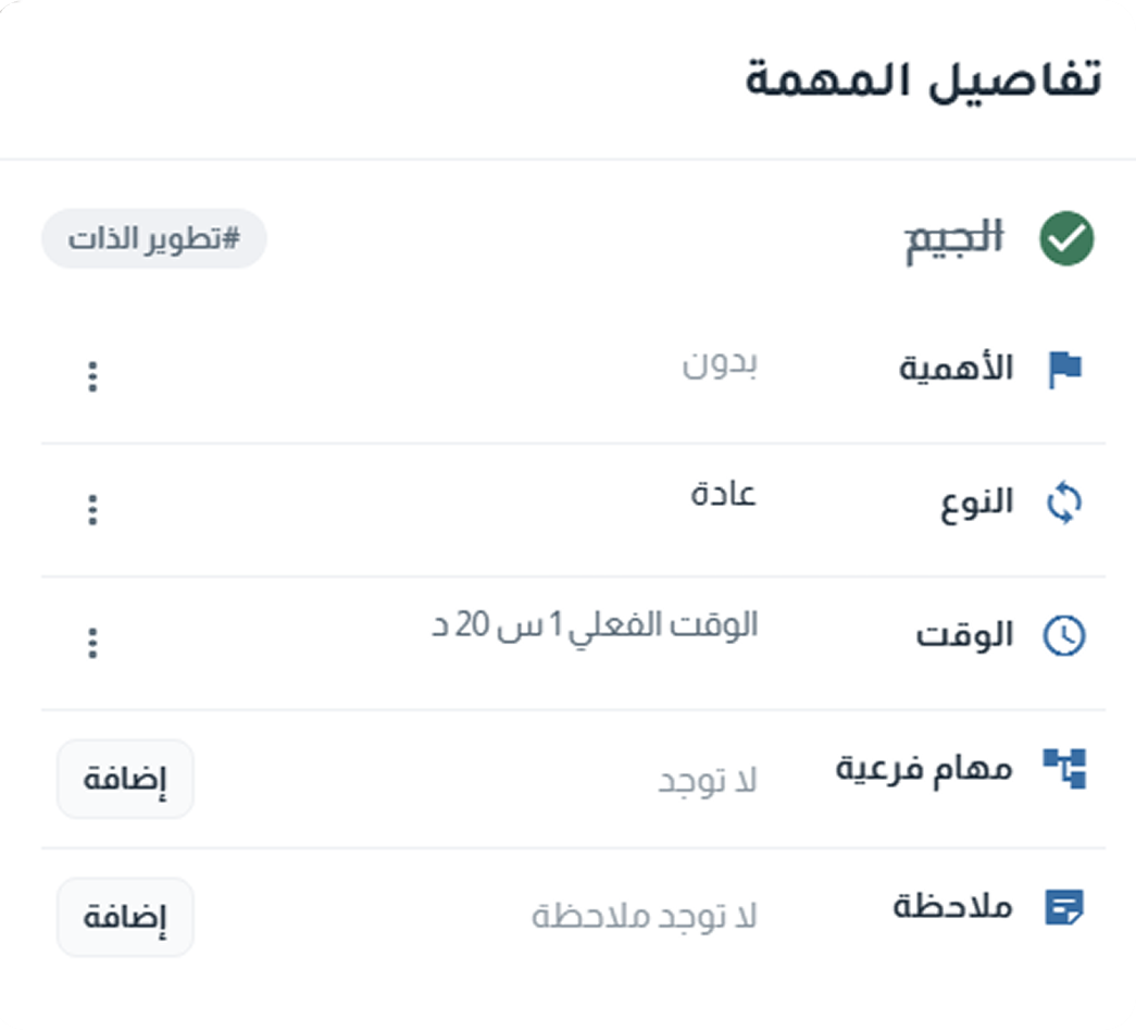 تفاصيل المهمة